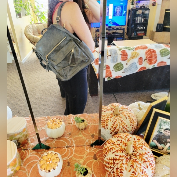 New Faux Leather Backpack - Picture 9 of 9